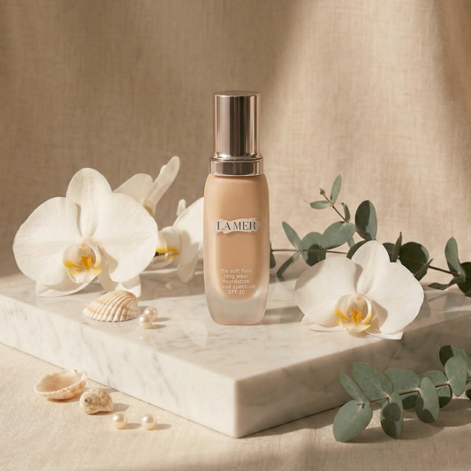 Fond de teint fluide longue tenue La Mer The Soft Fluid 33 Suede SPF20 30 ml