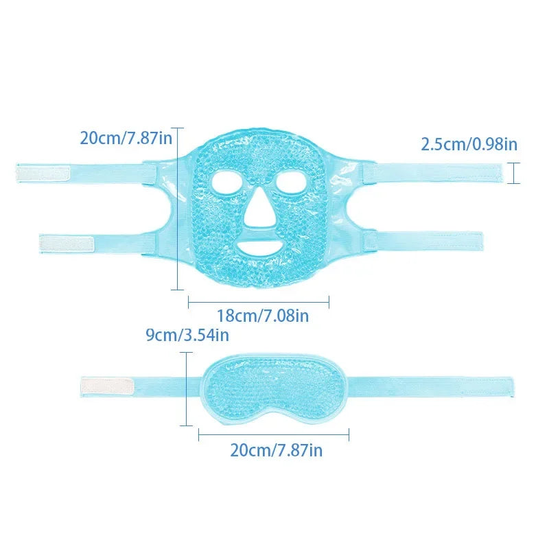 Reusable Cooling Gel Face Mask